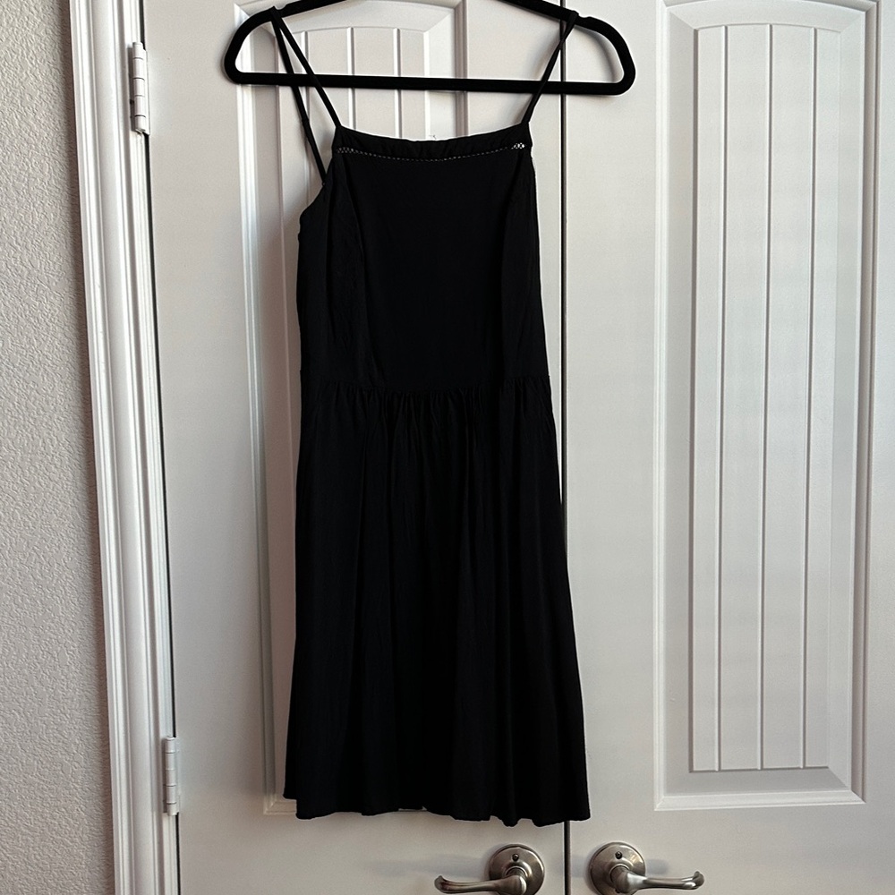 Old Navy Black Mini Dress with Spaghetti Straps